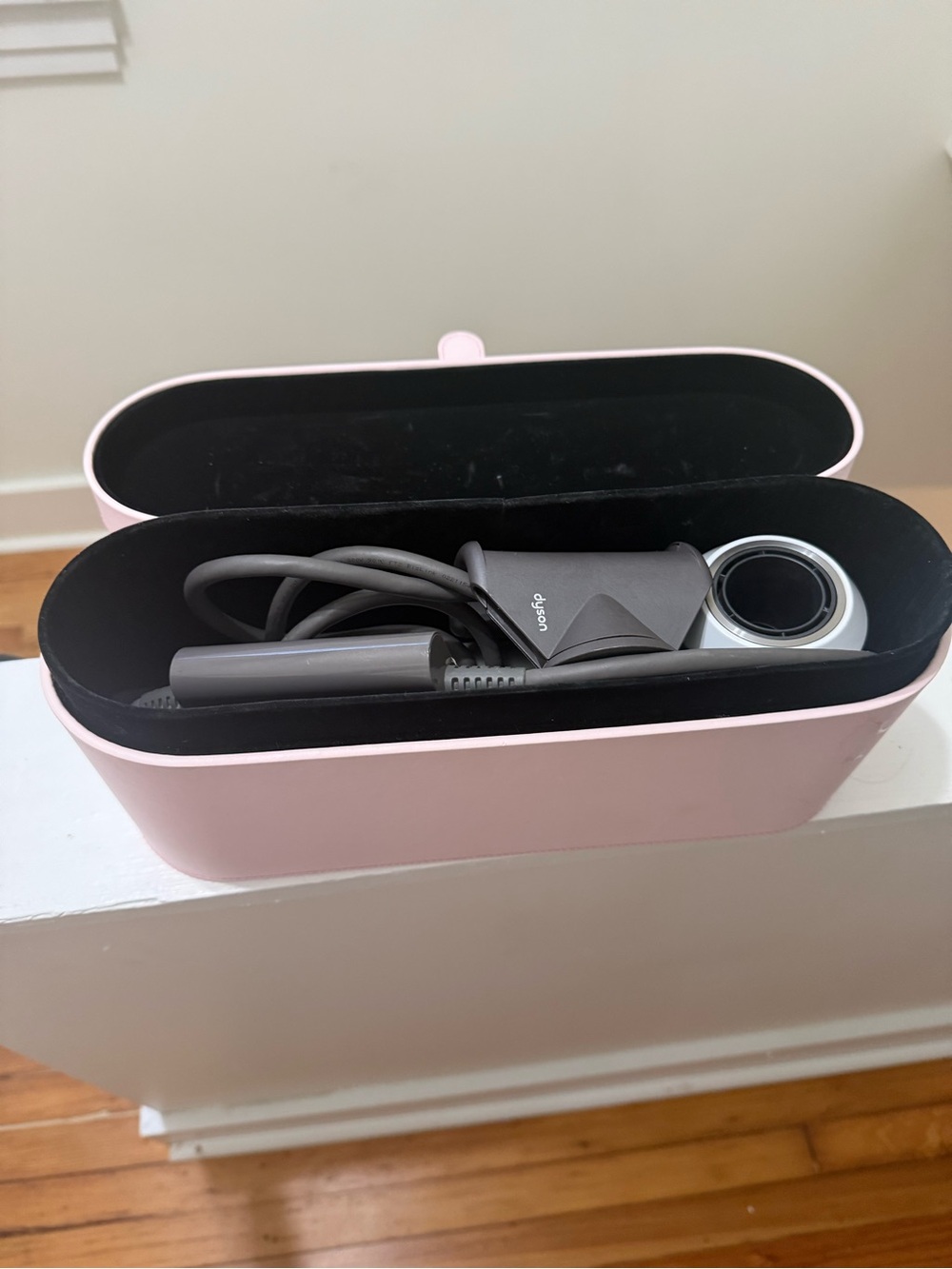 Dyson Hair Dryer with Pink Case
